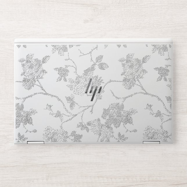 line art, Snow Drift, Vista White HP Laptop Skin (Front)