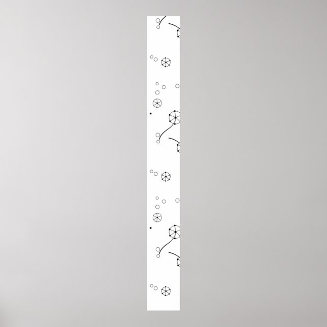 Line Art, Star Dust Pedestal Sign (Front)