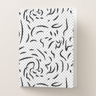 Line art, Vista White, Alabaster Pocket Folder