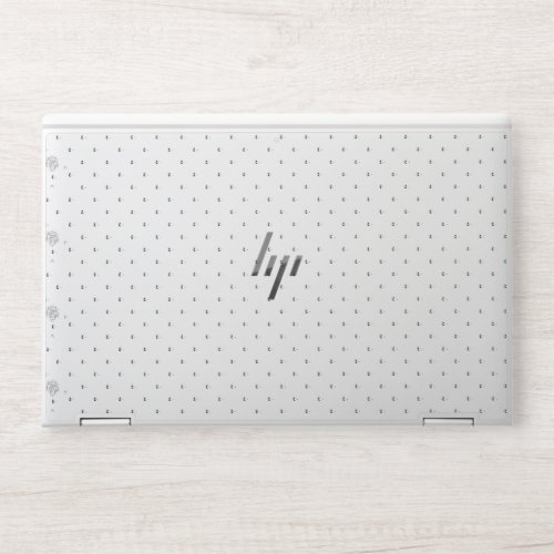Line art White Lilac HP Laptop Skin