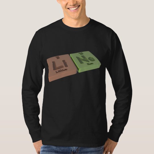 Line as Li Lithium and Ne Neon T-Shirt