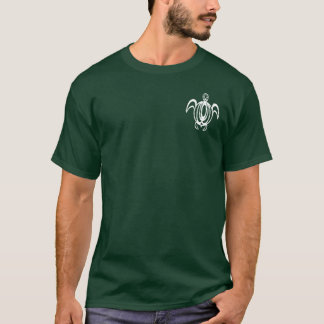 Line Circle Turtle 2-Sided Dark Shirts