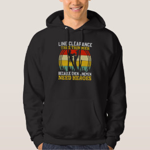 Line Clearance Tree Trimmer Arborist Tree Cutter L Hoodie