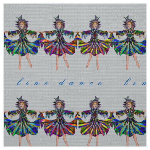 line dance fabric
