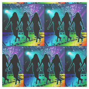 Line Dance Group Stage Lights And Music #6 Fabric