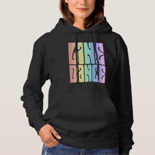 Line Dance Pastel Hippie Hoodie