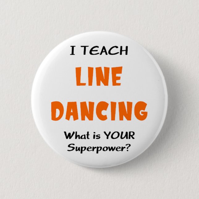 line dance teach button (Front)