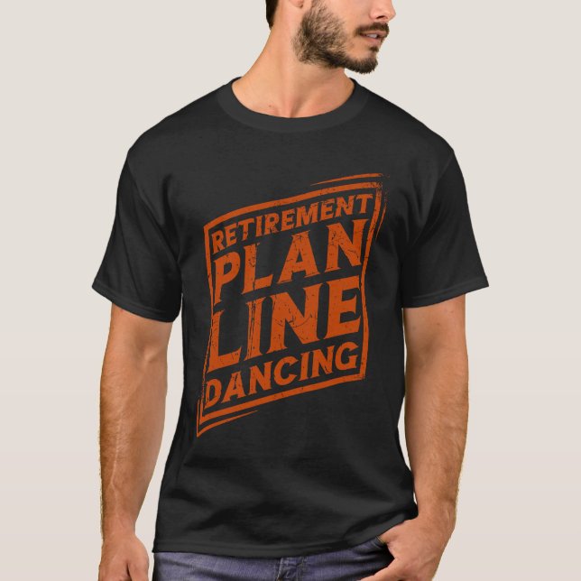 Line Dance Western Dancer Line Dancing Western Dan T-Shirt (Front)