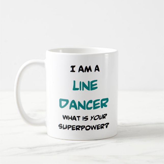 line dancer coffee mug (Left)