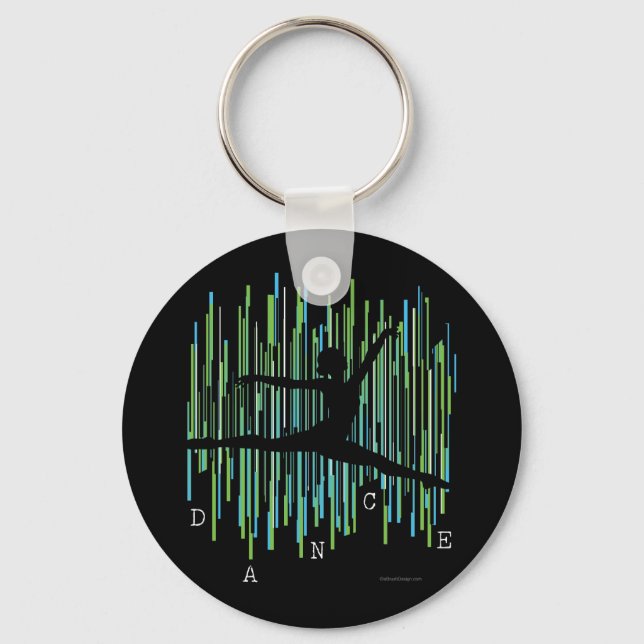 Line Dancer (v2) Keychain (Front)