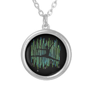 Line Dancer (v2) Silver Plated Necklace