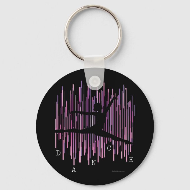 Line Dancer (v4) Keychain (Front)