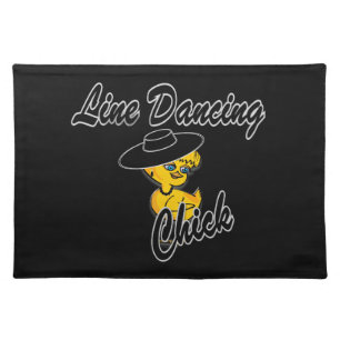 Line Dancing Chick #4 Placemat