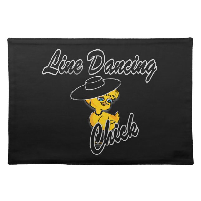 Line Dancing Chick #4 Placemat (Front)