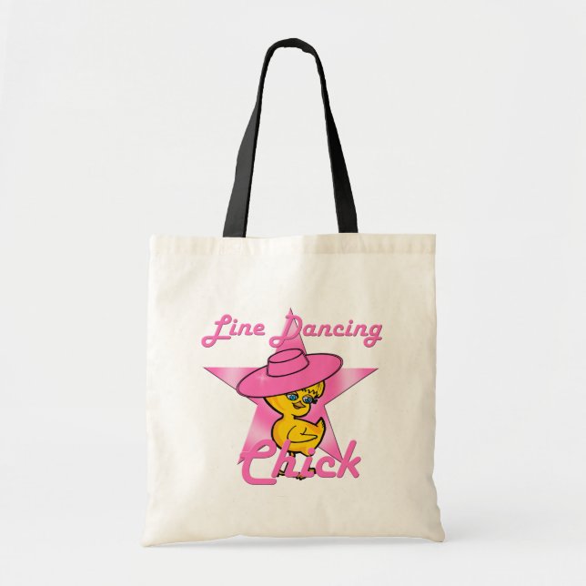 Line Dancing Chick #8 Tote Bag (Front)