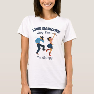 Line Dancing Cowboy and Cowgirl T-Shirt