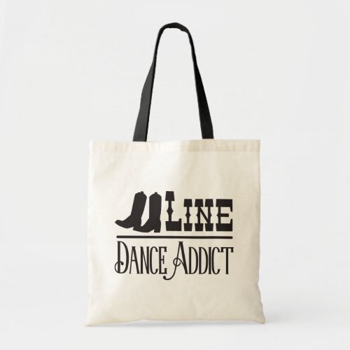 Line Dancing Cowboy Boots Cowgirl Country Music Tote Bag