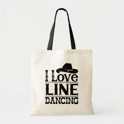 Line Dancing Cowboy Boots Cowgirl Country Music Tote Bag