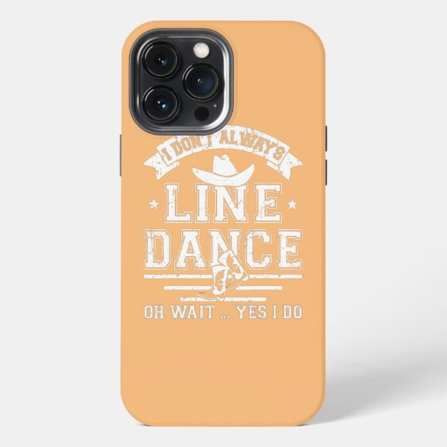 Line Dancing Group Dance Teacher Choreographed Iphone Case (Back)
