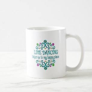 Line Dancing Happy Place Coffee Mug