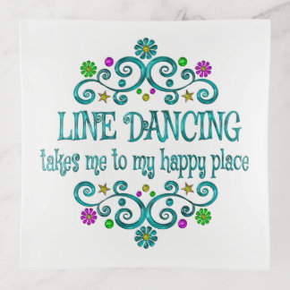Line Dancing Happy Place Trinket Tray
