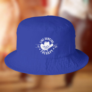 Line Dancing Is My Therapy Funny Dance  Bucket Hat