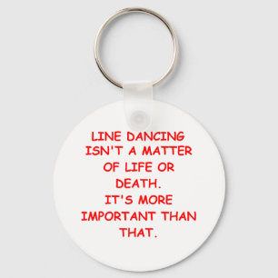 line dancing keychain