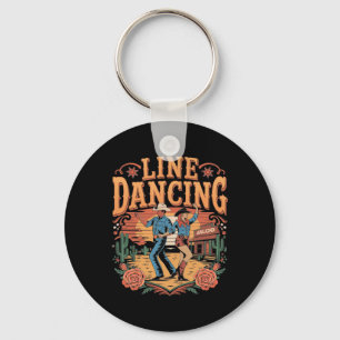 Line Dancing Line Dance Team Keychain