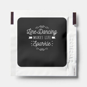 Line Dancing Makes Life Sparkle Design Hand Sanitizer Packet