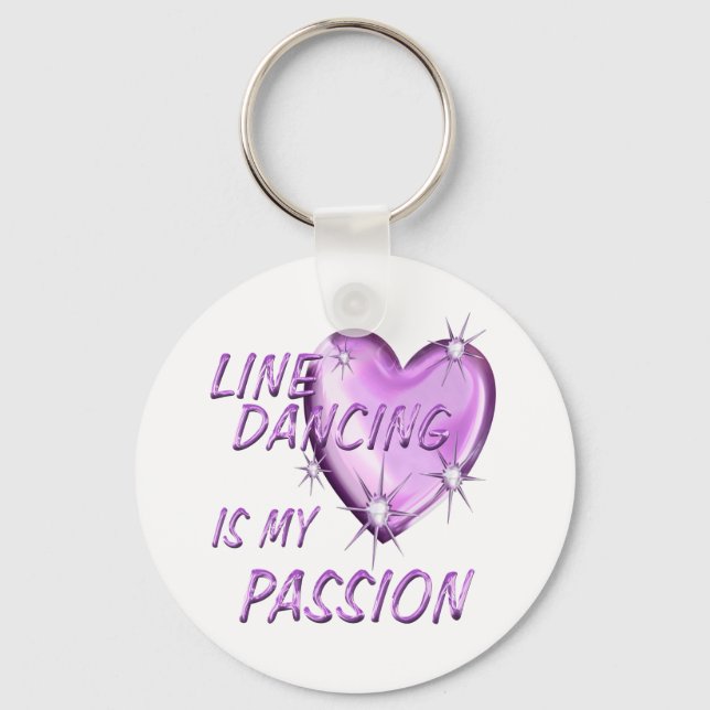 LINE DANCING PASSION KEYCHAIN (Front)