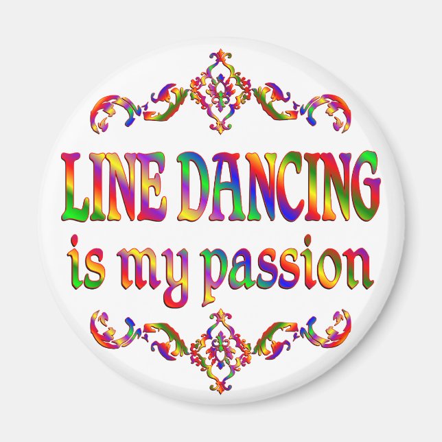 Line Dancing Passion Magnet (Front)