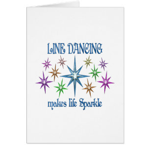 Line Dancing Sparkles Cards