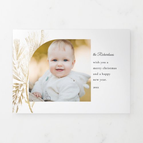 Line Drawn Gold Pine Photo 