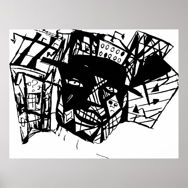 LINE FACE POSTER (Front)
