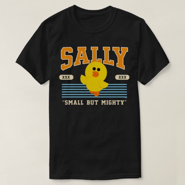 Line Friends Sally Small But Mighty Athletic Pullo T-Shirt (Design Front)
