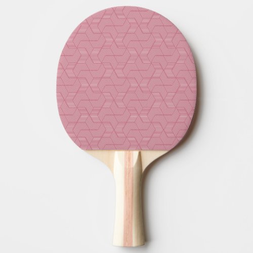 Line Geometry Modern Vintage Texture Ping Pong Paddle