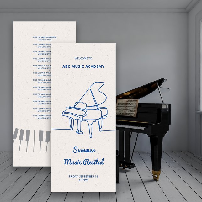 Line Grand Piano Music Recital Program List (Line Grand Piano Music Recital Program List)