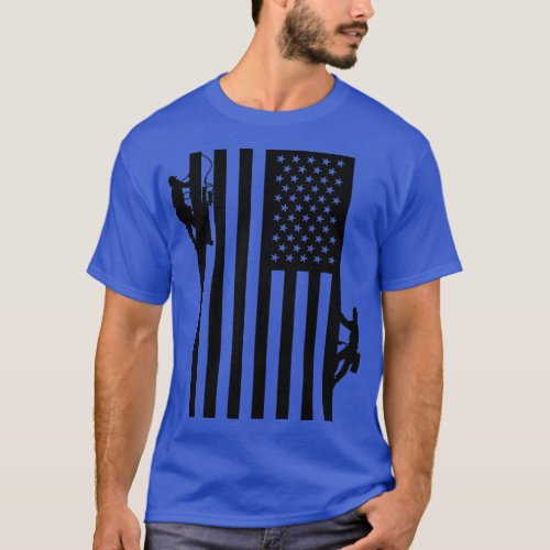 Line Lineman American lineman  T_Shirt