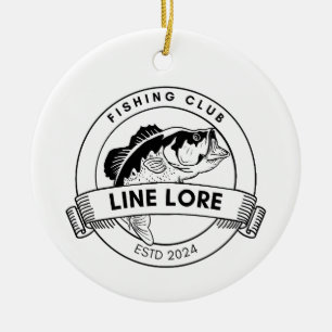 Line Lore Ceramic Ornament