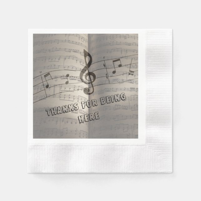 Line & Note Napkins (Front)