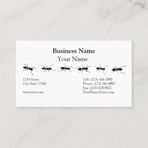 Line of Ants Business Card
