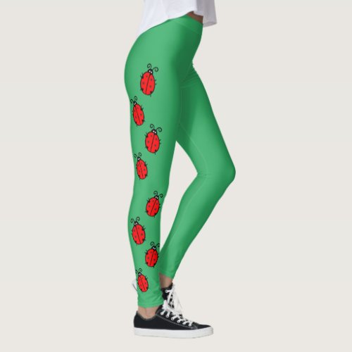 Line of Ladybugs Design Leggings