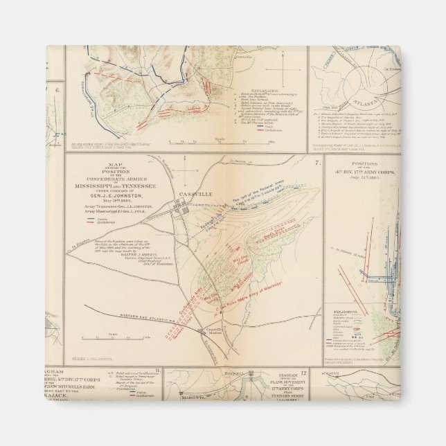Line of march, 16th AC Magnet (Front)