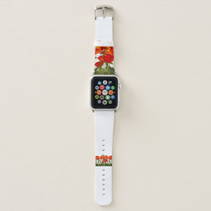 Red line apple watch on sale band