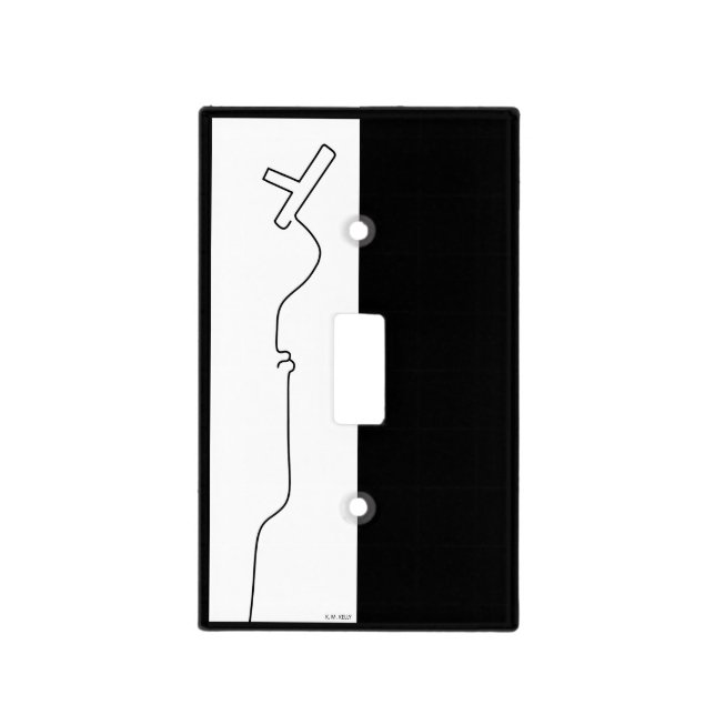 Line Of Sight -  Designer Light Switch Cover (Front)