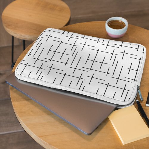 Line Pattern Laptop Sleeve