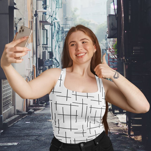 Line Pattern Tank Top (Creator Uploaded)