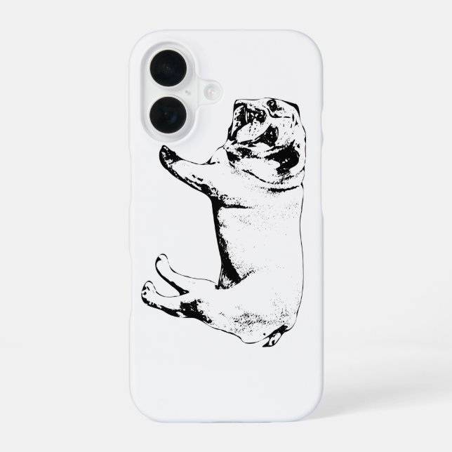 Line Study Bulldog Case (Back)