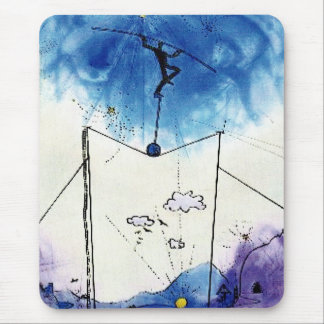 line walker art mouse pad
