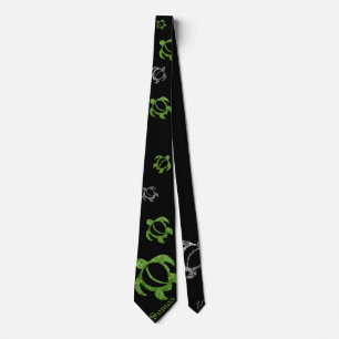 LineA Camo Somoa Abstract Honu Neck Tie